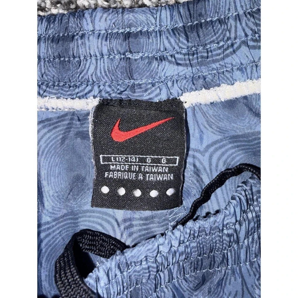 Vintage Nike Alpha Project Shorts Women's Large Blue Orange Swoosh 4